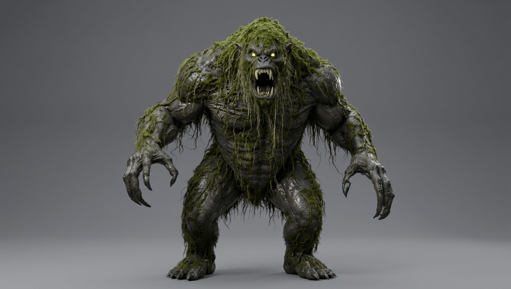 Horror Art - Raging Beast - STL File