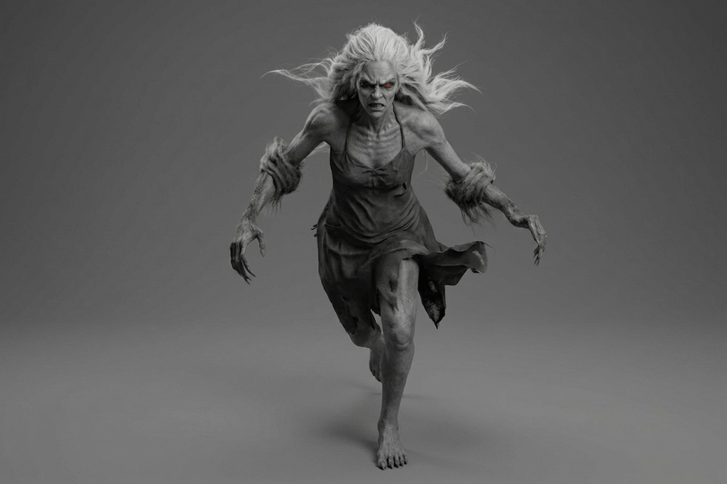 Horror Art - Running Banshee - STL File