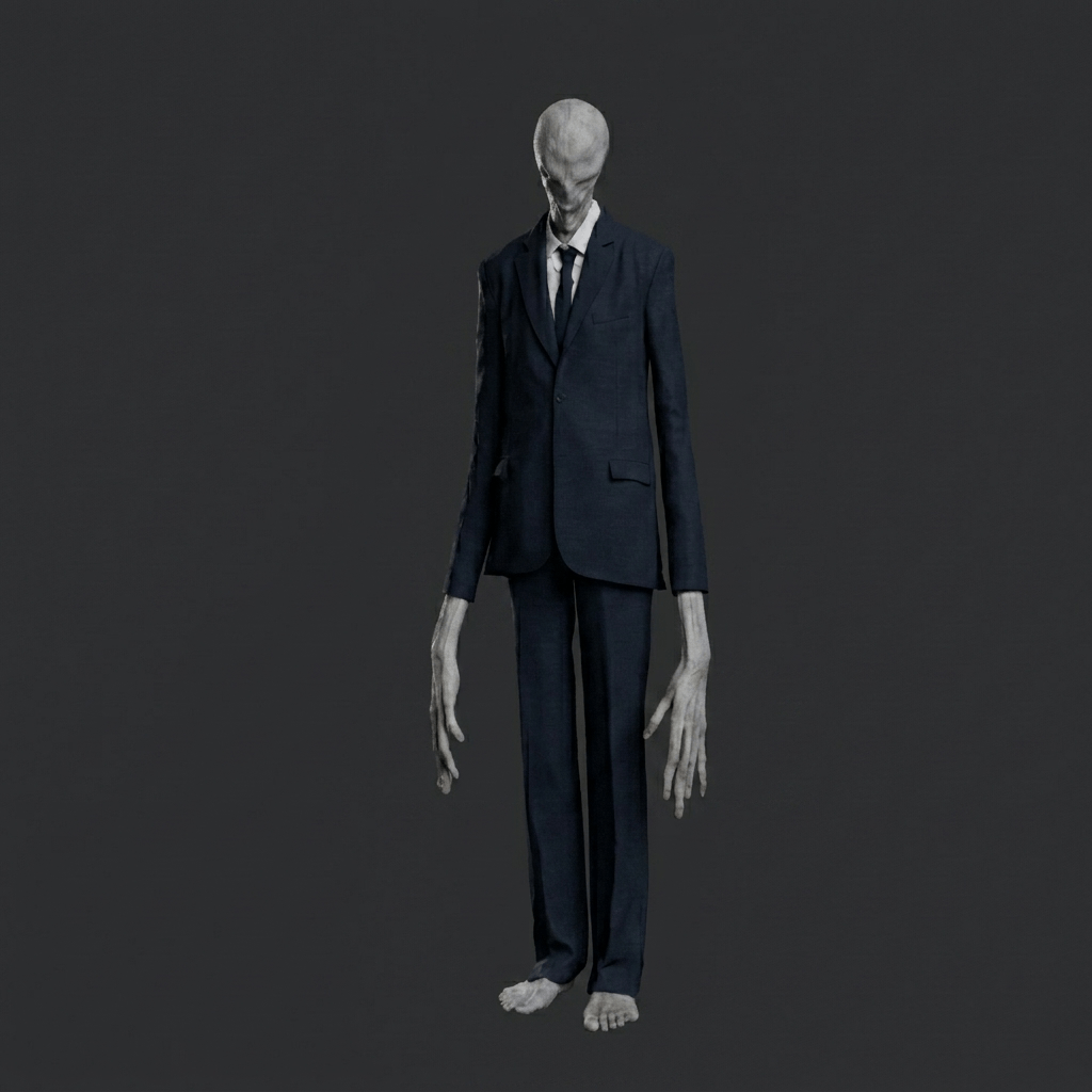 Horror Art - Slender Man - STL File