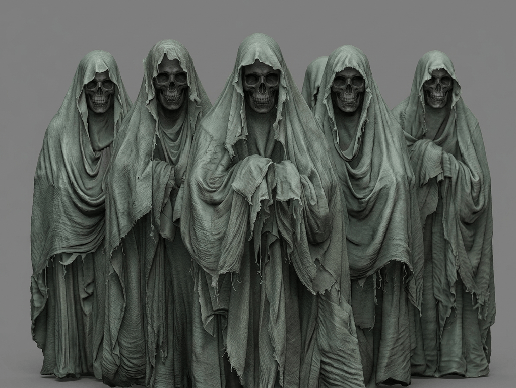 Horror Art - Wraith Get Together - STL File