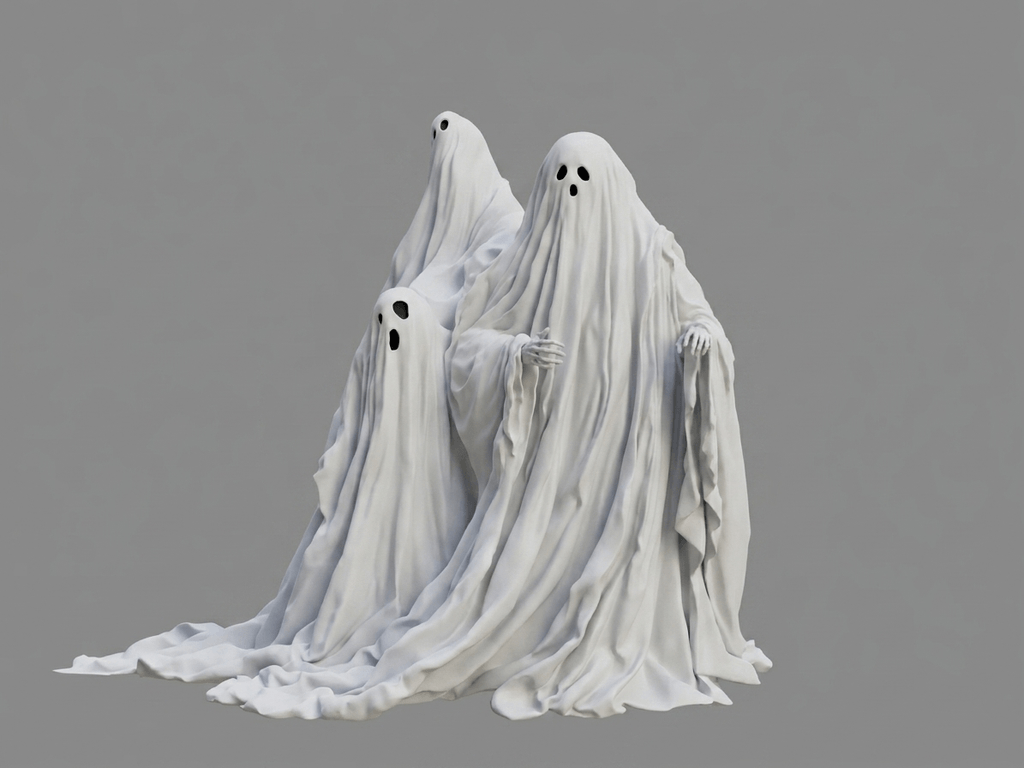 Horror Art - Wraith Group - STL File