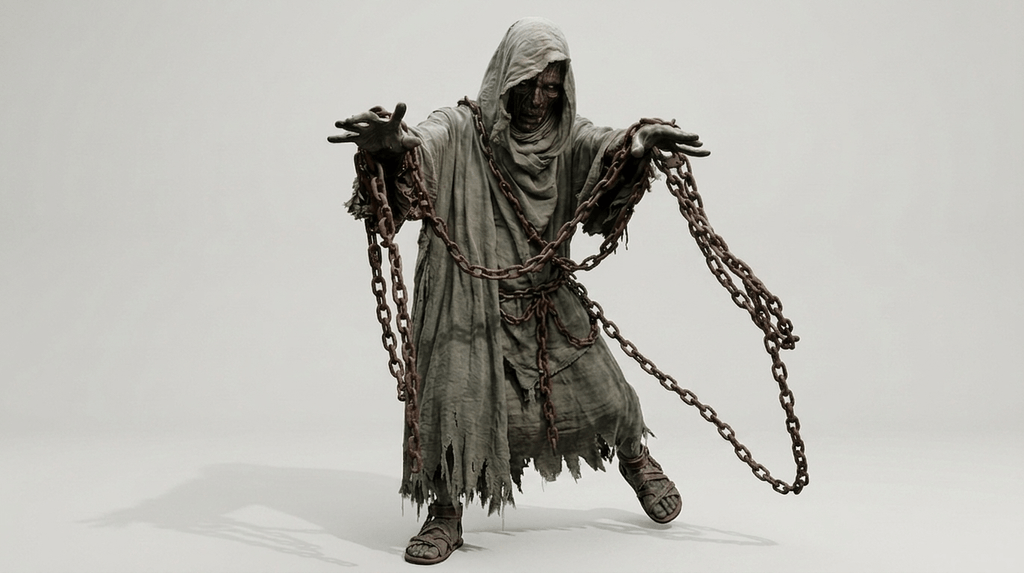 Horror Art - Wraith in Chains - STL File