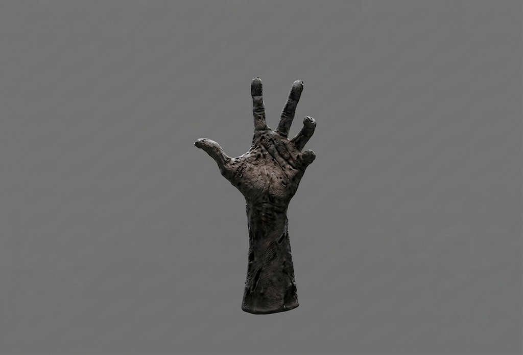 Horror Art - Zombie Hand - STL File