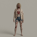 Horror Art - Zombie Hooker - STL File