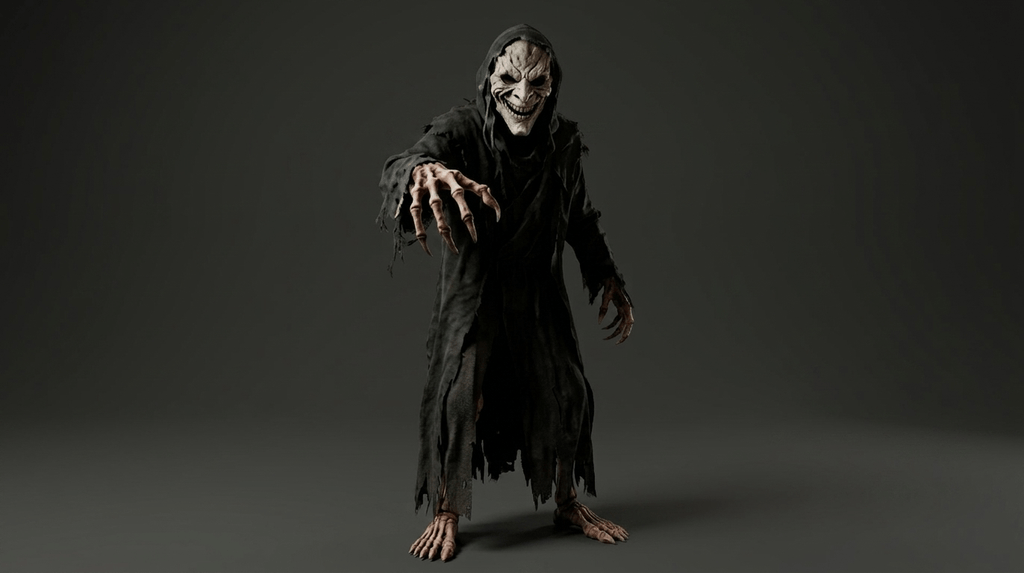 Horror Art - Zombie Wraith reaching - STL File