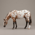 Horse Art - Chestnut Leopard Appaloosa - STL File