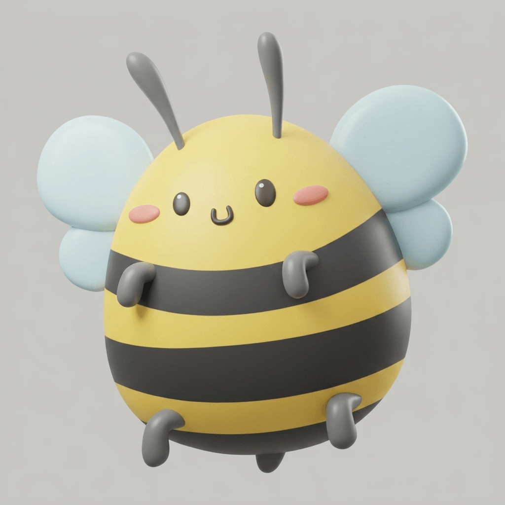 Kid's Art - Buzzy Bee - STL File