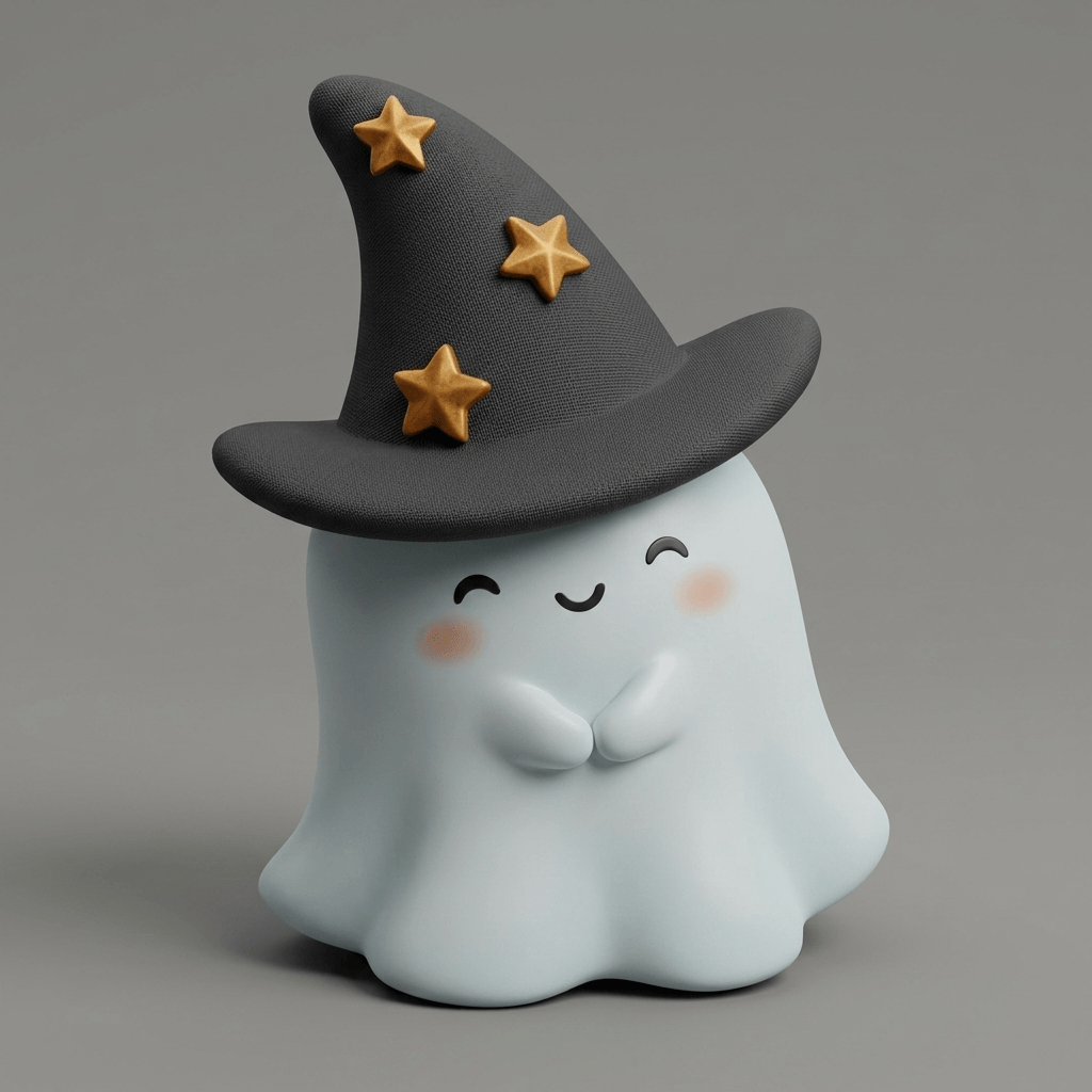Kid's Art - Gertrude the Ghost - STL File