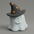 Kid's Art - Gertrude the Ghost - STL File