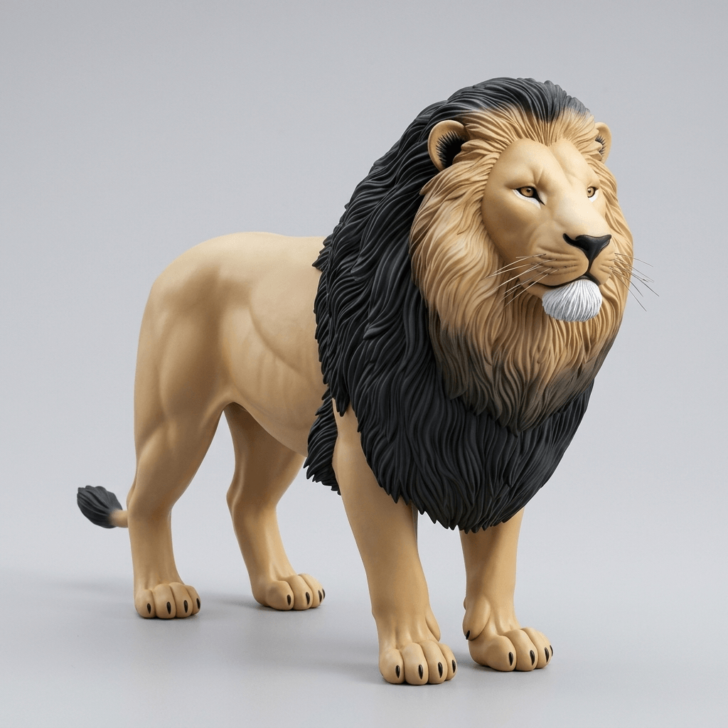 Kid's Art - Leonardo Lion - STL File