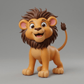Kid's Art - Lexxy Lion Wants to Play