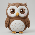 Kid's Art - Ollie Owl - STL File