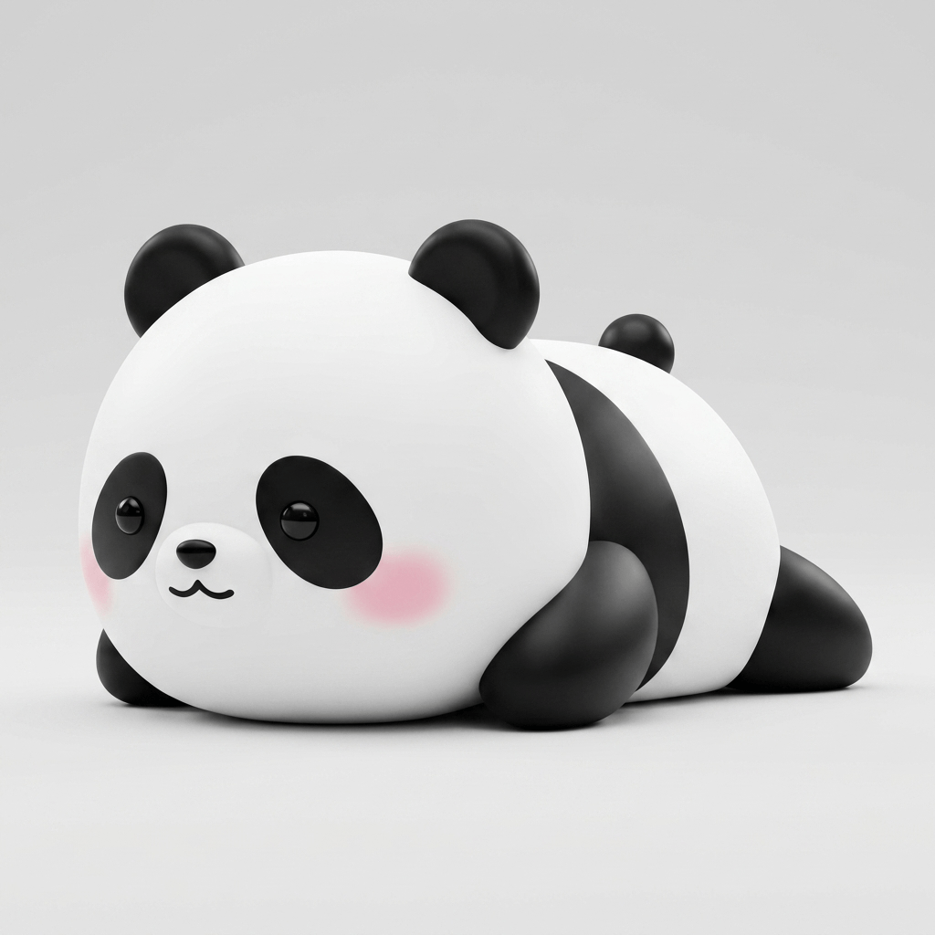 Kid's Art - Polly Panda - STL File
