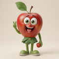Kids Art - Archie Apple - STL File