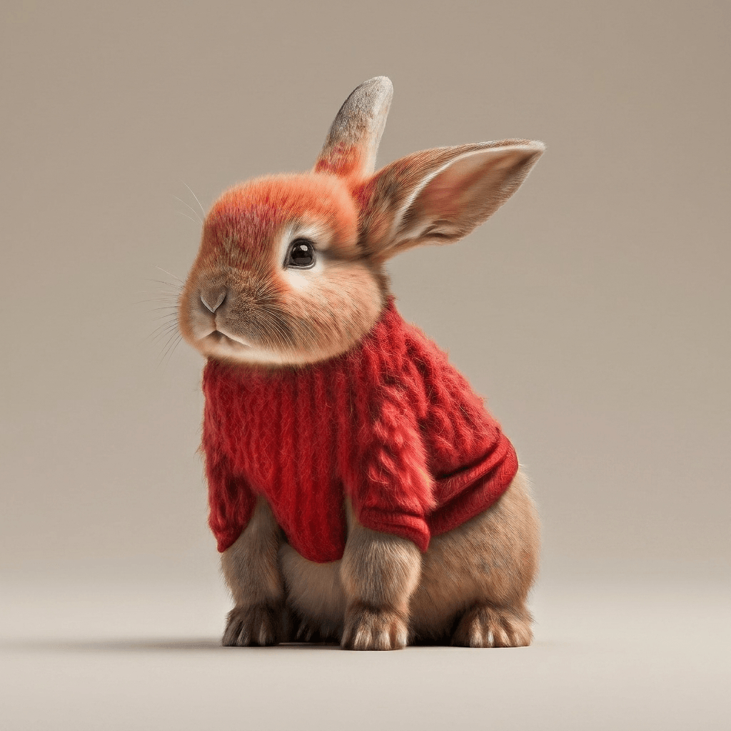Kids Art - Bernie Bunny - STL File