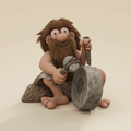 Kids Art - Clem Caveman - STL File