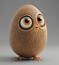 Kids Art - Eggy Eggbert - STL File