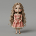 Kids Art - Little Polly - STL File