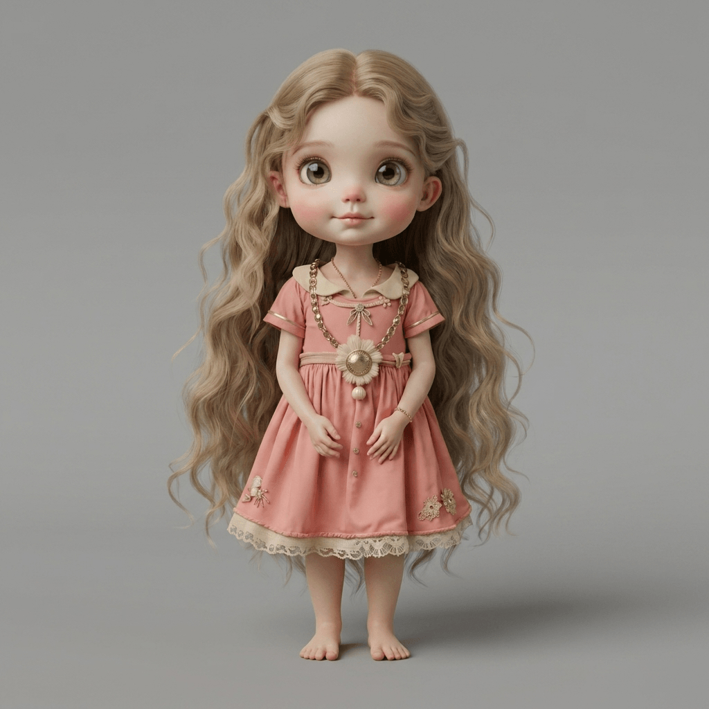 Kids Art - Little Polly - STL File