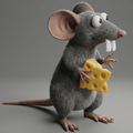 Kids Art - Mikey Mouse - STL File