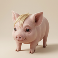 Kids Art - Pamela Pig - STL File