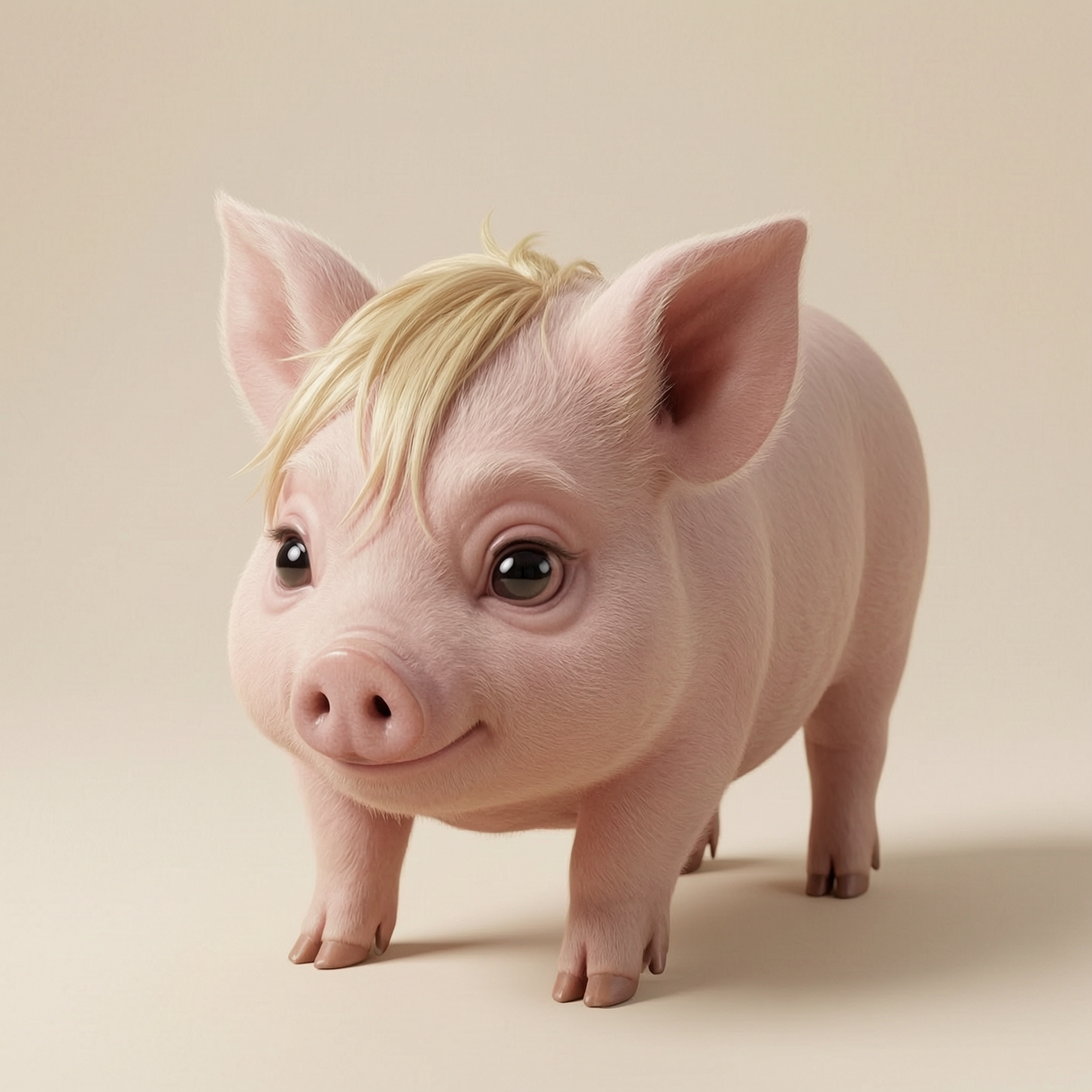 Kids Art - Pamela Pig - STL File