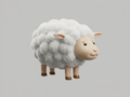 Kids Art - Shirley Sheep - STL File