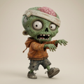 Kids Art - Ziggie Zombie - STL File