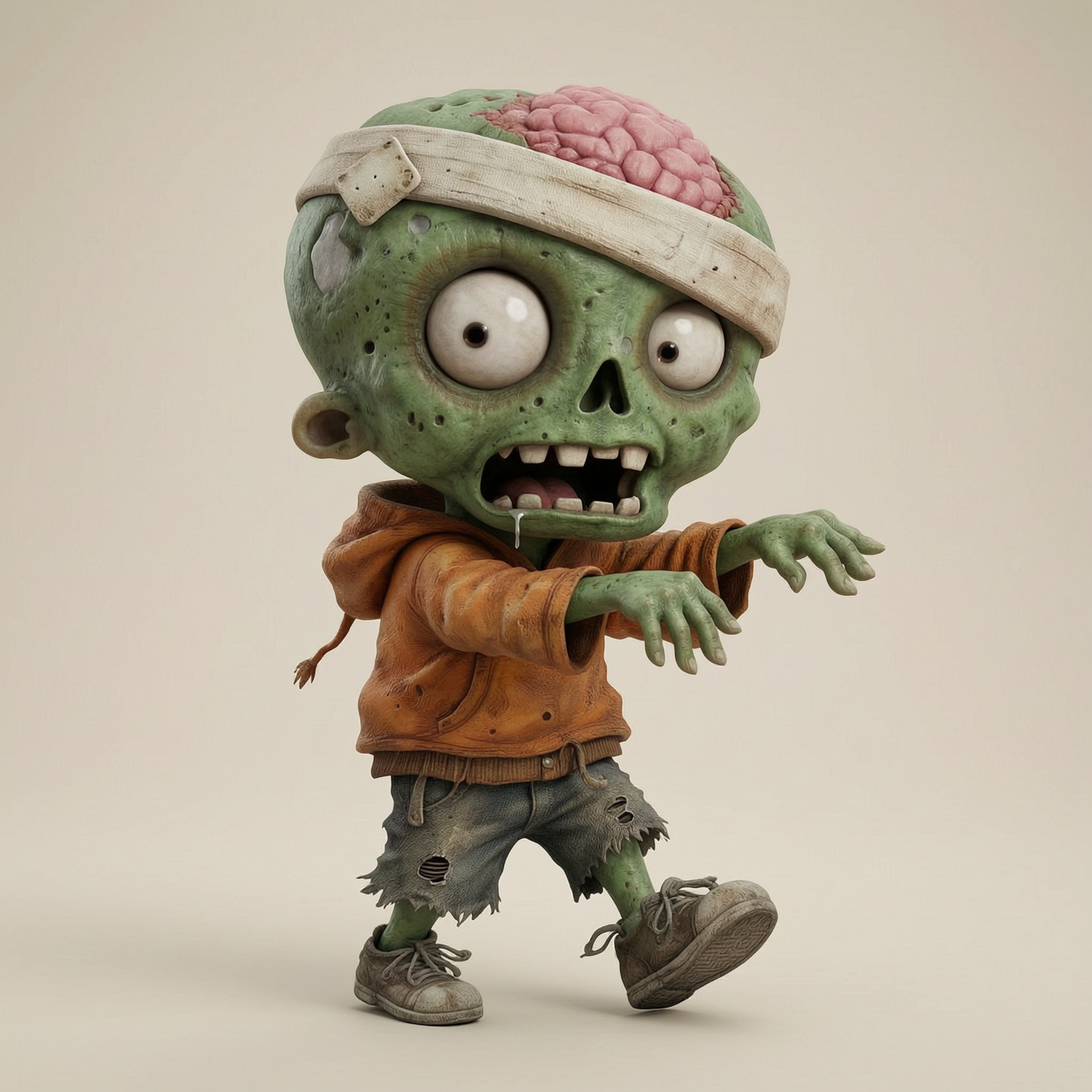 Kids Art - Ziggie Zombie - STL File