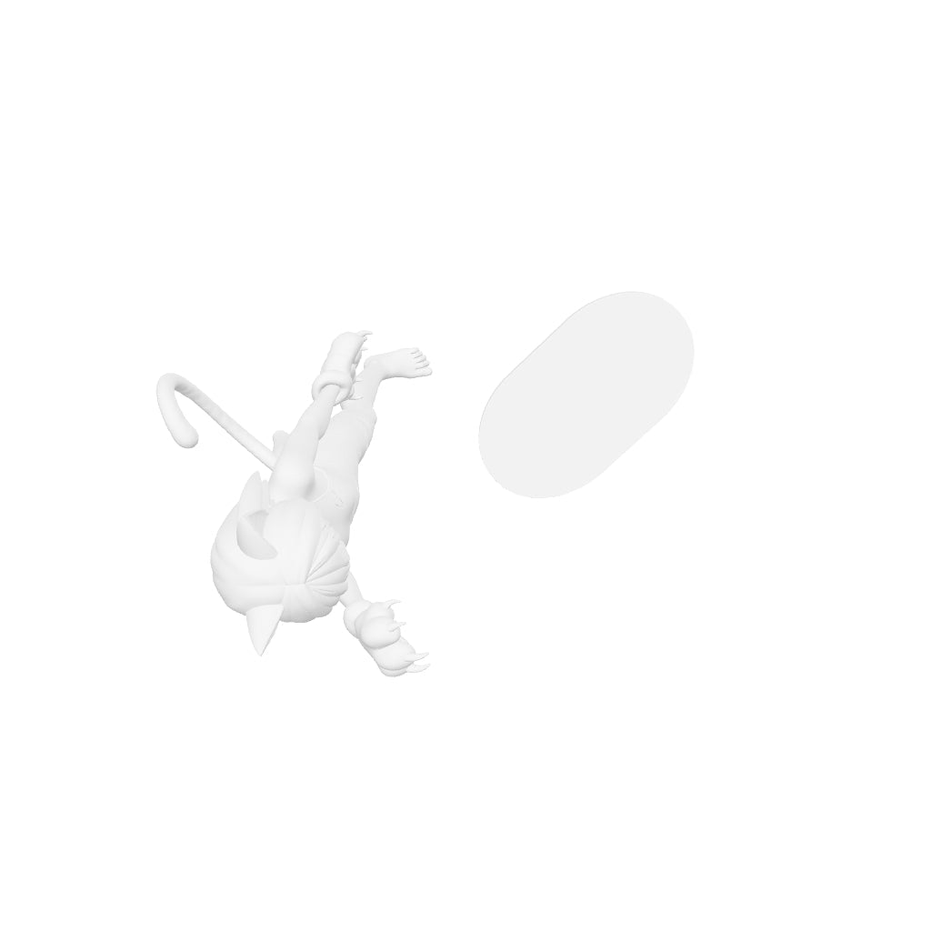 Anime Art - Cute Kitty Girl - STL File