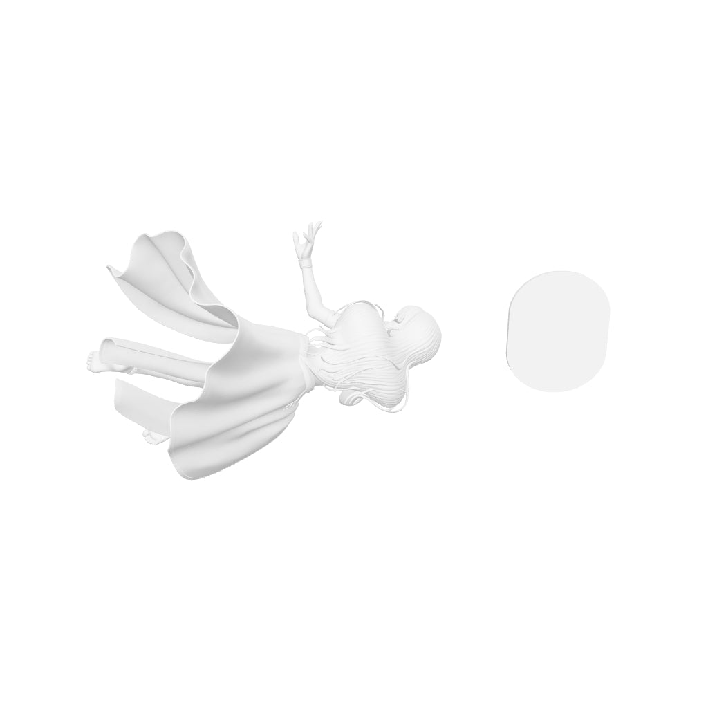 Anime Art - Dancing Delight Girl - STL File