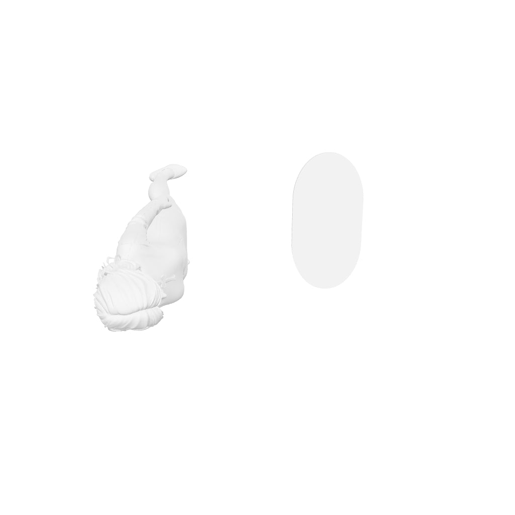 Anime Art - Sexy in White - STL File
