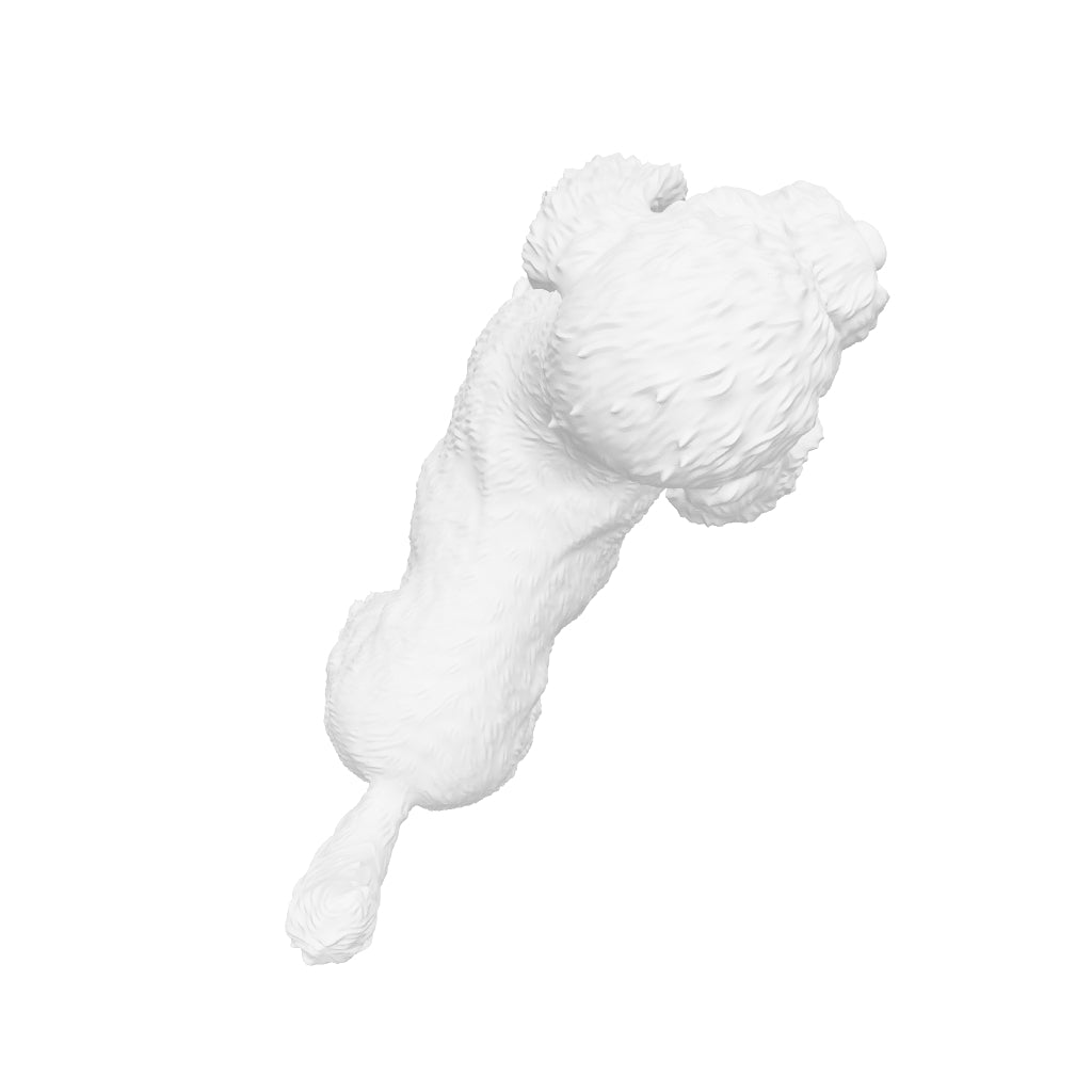 Dog Art - Miniature Poodle - STL File