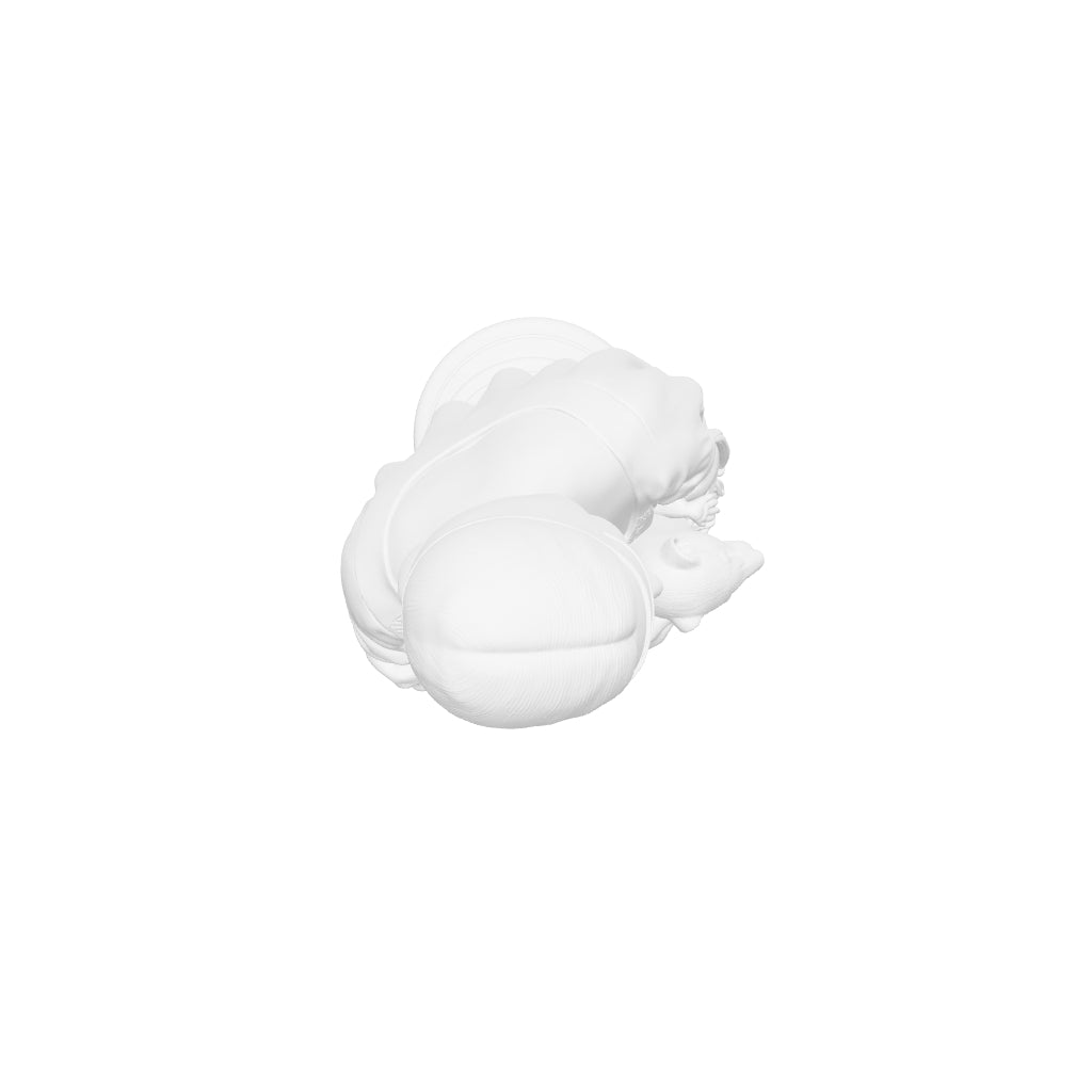 Famous Art - Lady with an Ermine - Leonardo Da Vinci - 1489 - STL File