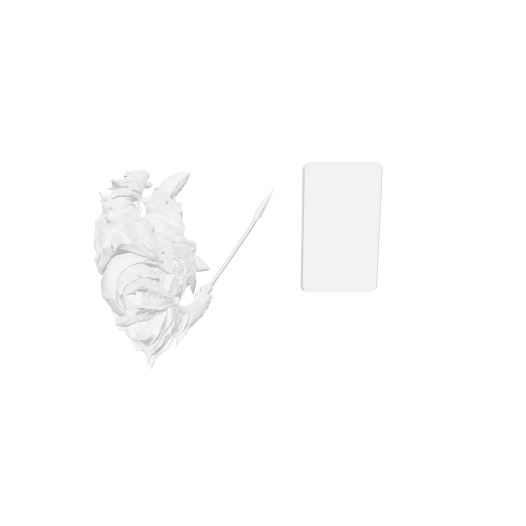 Fantasy Art - Dark Warrior - STL File