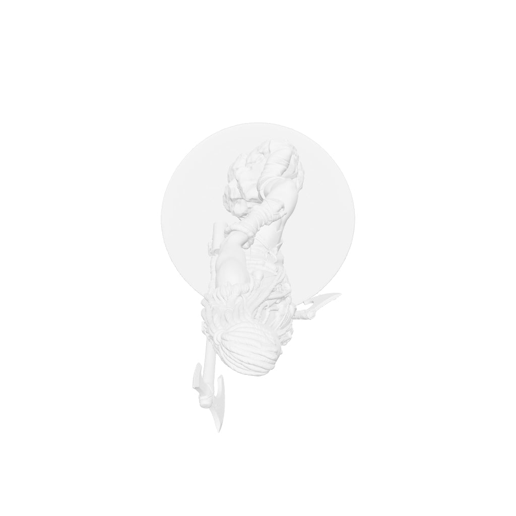 Fantasy Art - Female Barbarian - STL File