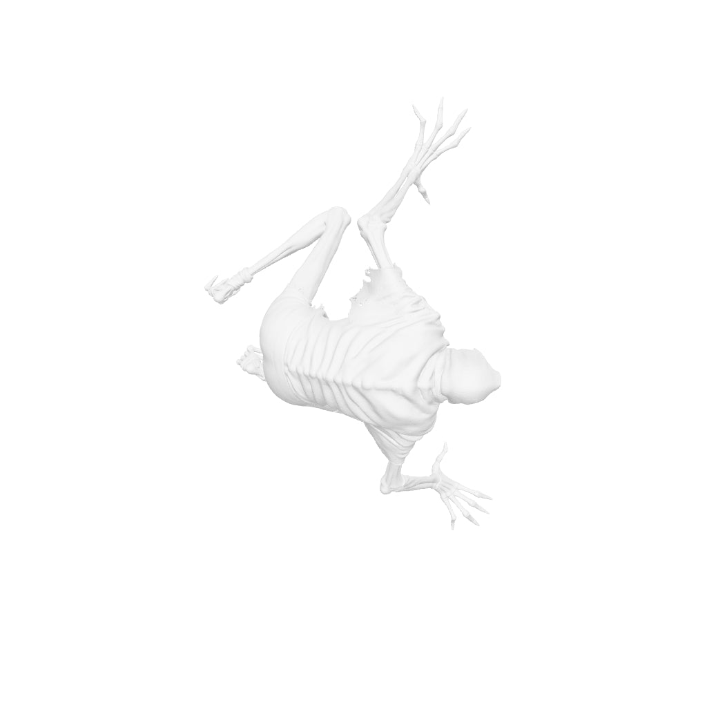 Horror Art - Long Arm Wraith Crouching - STL File