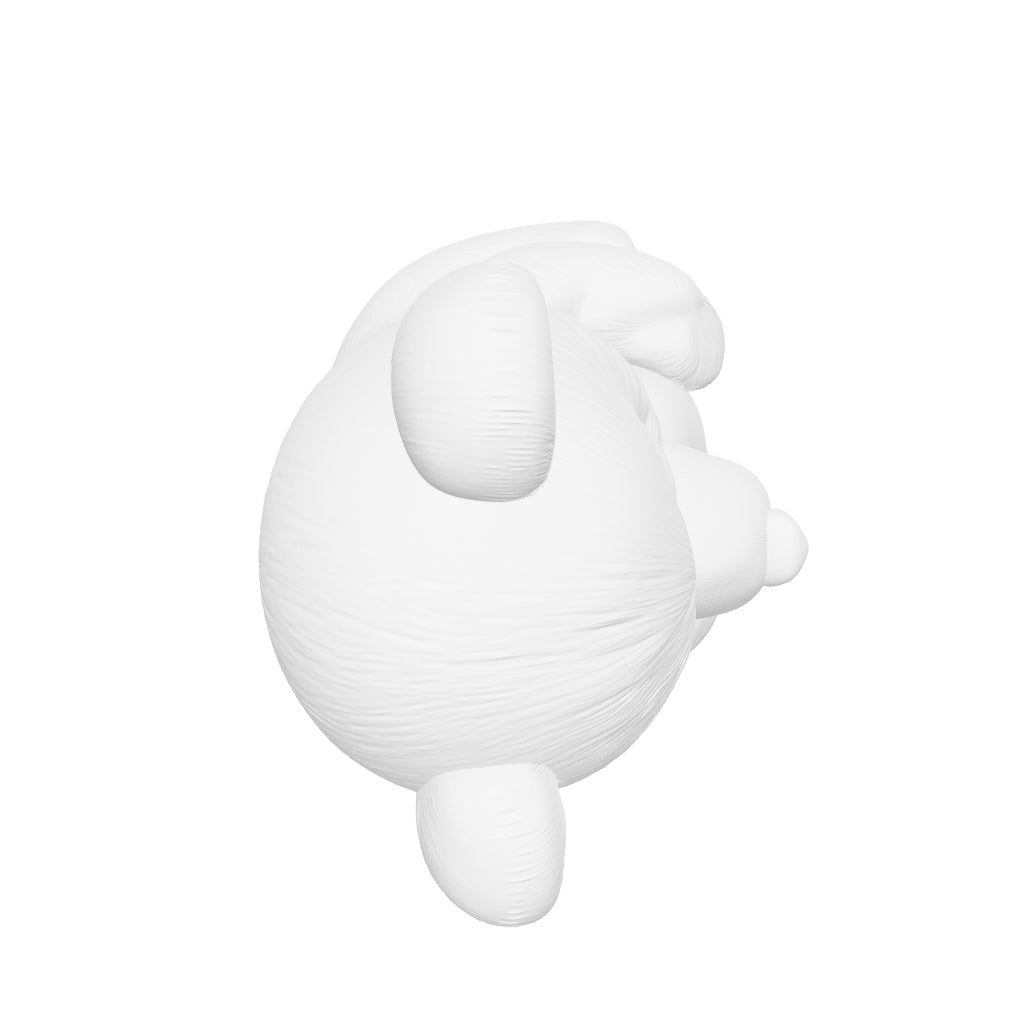 Kids Art - Big Heart Bear - STL File